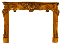 Mantel 66 with Detailed Carvings