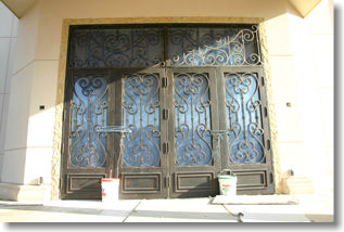iron doors for hindu community center mahwah NJ